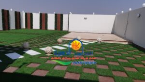 ديكورات عشبية