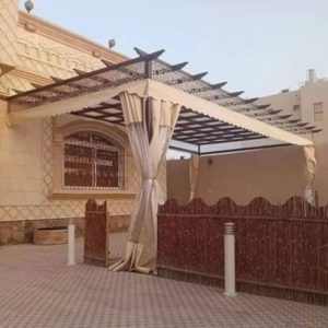 أفضل أشكال المظلات الخشبية